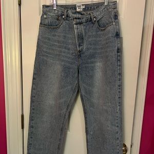 Princess Polly Asymmetrical Jeans